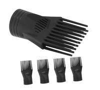 STOBAZA 5 Pièces Plastic Hair Dryer Nozzle Comb Attachments For Salon Use Blow Dryer Styling Tool For Curly And Straight Hair Rapid Drying And Detangling Hairdressing Supplies