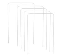 STOBAZA 5 pièces Set de Arceaux Métal pour Croquet Extérieur Accessoires de Jeu de Jardin Durables Adaptés à Chaque Âge et Niveau Piquets pour Pelouse et Terrain