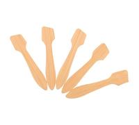 STOBAZA 5 pièces Spatules Visage Bambou Compactes pour Application Uniforme Masque Facial Accessoire Beauté Facile à Nettoyer