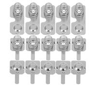 STOBAZA 5 Sets de Ressorts de Batterie pour Conversion Positive à Négative Plaque de Nickelage en Acier Inoxydable pour Compteurs de Gaz, Installation Facile et Polyvalente