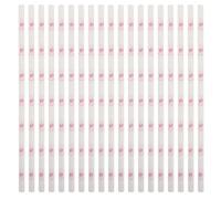 STOBAZA 50 Bâtonnets en Papier Rayés 10 X 300 MM pour Barbe à Papa Supports Alimentaires Biodégradables Compatibles Machines Automatiques Articles de Fête Foraine et Loisirs Créatifs