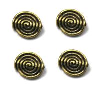 STOBAZA 50 Pendentifs en Alliage Bronze Forme Labyrinthe Breloques Métal pour Création Bijoux DIY Perles Espacement pour Bracelets Boucles d'Oreilles Accessoires