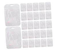 STOBAZA 50 Pièces Aimez Le Sac Auto-scellant Transparent Self-Adhesive Bag Mini Sachet Autocollant Sacs de Bonbons de fête Baggies de Bijoux de Coeur