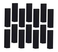 STOBAZA 50 pièces Boîte Papier Noire pour Emballage Lèvres Vide Lot de Carton Résistant pour Cosmétiques et Produits de Beauté Léger et Élégant