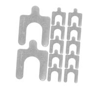 STOBAZA 50 pièces Cales de Carrossage Acier Robustes U Forme pour Réglage Angle de Cambrage Stabilité Véhicule Maintenance Précise