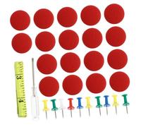 STOBAZA 50 pièces Fixations pour Ciel de Toit de Voiture Kit de Réparation avec Boutons et Clips pour Réparer Intérieur de Toit Rivets Recouverts de Tissu Accessoires de Couleur Aléatoire
