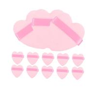 STOBAZA 50 pièces Powder Puff Set For Makeup Foundation And Loose Powder Soft Flocking Sponge For Smooth Even Application Makeup Pads And Mattifying Skin