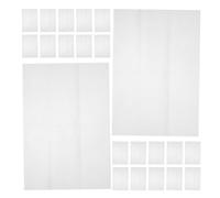 STOBAZA 50 Pièces Serviettes de Table en Papier Épaissi Blanc, Usage Repas | Bois Pâte, Usage Jetable Pratique, Absorbance Élevée, Mains Sèches, Réception Mariage, Restaurant Gastronomique