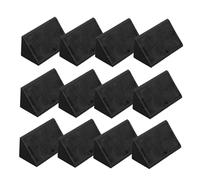 STOBAZA 50pièces Équerre Triangulaire Robuste avec Cache Support Armoire Et Connecteur Angle pour Meubles Équerre Angle Renforcée Multifonction