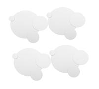 STOBAZA 52 Pièces Autocollants Muraux Miroir Ronds Acrylique Stickers Décoratifs Amovibles pour Chambre Salon Salle de Bain Miroirs Adhésifs Variés pour Fond Tv et Décoration Moderne