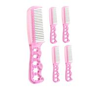 STOBAZA 5pièces Peigne à Perruque Acier Pour Cheveux De Poupée Peigne à Crêper Pour Coiffure Pour Perruque Brosse Pour Coiffage Lisse Utilisation Polyvalente Pour Démêlage