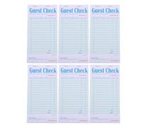 STOBAZA 6 Pièces Bloc-notes de Serveur pour Restaurants, Papier Clair, 50 Feuilles par Carnet, pour Prises de Commandes en Service Chargé