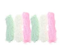 STOBAZA 6 Pièces Coussin pour Chat Interactif, Forme Oreiller, Peluche | Herbe à Chat Intégrée, Jeu Autonome, Léger, pour Chaton D’intérieur, Texture Douce, Format Compact