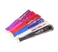 STOBAZA 6 Pièces Éventails Pliants Vintage Double Face et Décoratifs pour Danse et Fête Lot pour Mariage Couleurs Rouge Blanc Rose