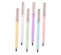 STOBAZA 6 pièces Lot de Crayons Éternels Effaçables avec Gomme Crayons sans Encre Résistants Casse pour Écriture et Dessin Réutilisables pour Étudiants et Bureau