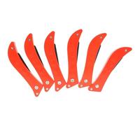 STOBAZA 6 Pièces Outil de Finition pour Calfeutrage en Plastique et Acier, Grattoir à Joints de Carrelage Orange pour Nettoyage des Sols et Murs sans Couleur Aléatoire Plusieurs styles