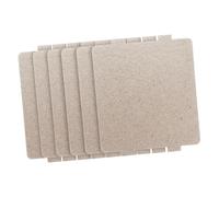 STOBAZA 6 pièces Plaques Mica Micro-ondes Isolantes Résistantes Haute Température Couverture Guide-ondes pour Réparation et Remplacement Four Micro-ondes