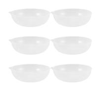 STOBAZA 6 pièces Plateau de Pesée Transparent avec Marquages Accessoire Compatible pour Balance Cuisine Électronique Lot pour Pâtisserie et Usage Quotidien