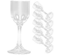 STOBAZA 6 Pièces Verre à Liqueur en 15ml, Vintage et Élégant | Usage Réutilisable, Portion Contrôlée, Surface Lisse, Adapté aux Hôtels la Décoration de Table