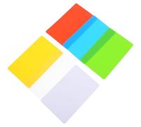 STOBAZA 60 Pièces Cartes Vierges en Plastique Résistantes et Rapides à Produire pour Bureaux et Écoles, pour Impression et Bricolage de Badges et Cartes D'identité