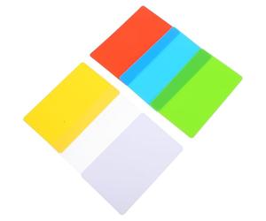 STOBAZA 60 Pièces Cartes Vierges en Plastique Résistantes et Rapides à Produire pour Bureaux et Écoles, pour Impression et Bricolage de Badges et Cartes D'identité