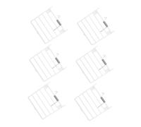 STOBAZA 6pcs Porte à Ressort pour Cage à Oiseaux en Abs Blanc, Solide et Empêchant Les Évasions, pour Remplacement de Porte de Cage à Oiseaux