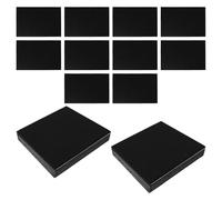 STOBAZA 6pièces Panneaux Absorbants Acoustiques Auto-adhésifs Polyester pour Isolation Phonique Murale du Bruit pour Bureau Studio et Salle de Réunion Design Moderne et Multifonctionnel