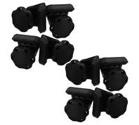 STOBAZA 8 Fixations à Clip pour Visière de Casque de Football Américain en Nylon Renforcé, Kit 4 Sets 8 Pièces, Vis de Verrouillage Sécurisées, Accessoires pour Équipements