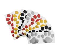 STOBAZA 8 Paires Dautocollants de pour Voiture Stickers Bumper PVC Aux Intempéries Décoration Ludique et Adhésive pour Vitres et Motifs Colorés Rouge