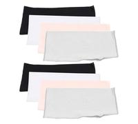 STOBAZA 8 Paires Mitaines Femme Protection UV Respirantes Légères Antidérapantes Mi-Longues pour Cyclisme Course Outdoor 8 Paires (Noir + Blanc + Gris + Beige)