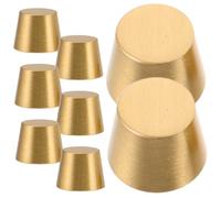 STOBAZA 8 Pièces Laiton pour Plateau Supports Coniques pour Boîtes à Bijoux Rehausseurs Élégants et Stables pour Présentoirs et Meubles