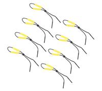 STOBAZA 8 Pièces Lanière pour Lunettes de Natation Ajustable, 6 Flotteurs | Cordons en Polyester Mousses, Toggle Réglable, Aide Visuelle Flottante, pour Activités Sportives