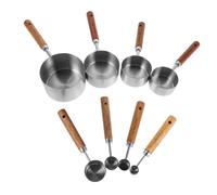 STOBAZA 8 Pièces Outils De Mesure Cuisine Tasse à Mesurer Cuisine Tasses à Mesurer De Cuisson Boule De Nourriture Pour Chien Acier Inoxydable