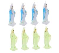 STOBAZA 8pièces Porte-clés Catholiques Lumineux Avec Pendentif Vierge Accessoires Religieux Pour Et Bijoux De Création