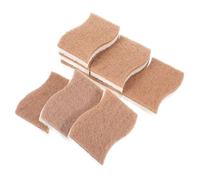 STOBAZA 9 pièces Éponge Vaisselle Écologique de Sisal et Mousse Réutilisable et Douce Kit Nettoyage Compact pour Cuisine et Wok Boîte Cadeau