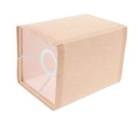 STOBAZA Abat-jour Carré Tissu pour Lampe de Chevet et Lampadaire Abat-jour de Rechange Lin pour Chambre Adulte Facile à Installer Ambiance Chaleureuse pour Hôtel et Maison Dimensions