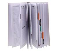 STOBAZA Agenda Journal A6 2027 avec Index Mensuel Coloré Rouge