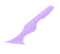 STOBAZA Applicateur de Maquillage Silicone Multifonction Compact Violet Aide à L'eyeliner et Mascara pour Débutants Usage Quotidien