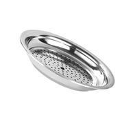 STOBAZA Assiette à Raviolis Acier Inoxydable Épaisse Double Couches pour Cuisson Vapeur et Égouttage Résistante et Pratique pour Cuisine Quotidienne