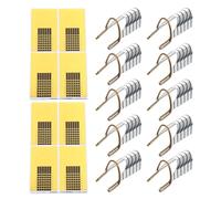 STOBAZA Autocollants Facile à Appliquer Set de 110 pour Formes à Ongles en Papier Aluminium Design en Fer à Cheval pour Manucure et Nail Art Professionnel