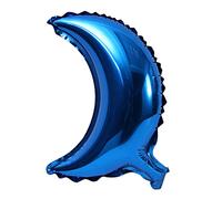 STOBAZA Ballons Lune Mylar Bleu Ballons Anniversaire Aluminium Pour Fête à Hélium