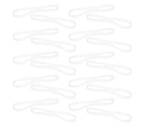STOBAZA Bande Élastique Haute Élasticité en Caoutchouc Transparente 100 Pièces et Réutilisable Aspect Invisible et Soigné pour Emballage et Décoration de Ballons