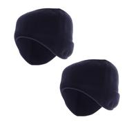 STOBAZA Bandeau Chaud Polaire Coupe-Vent Lot de 2, Serrage-tête Élastique Unisexe Bleu Roi, Cache-Oreilles Confortable pour Sport Extérieur, Yoga, Course à Pied et Protection Hiver