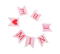 STOBAZA Bannière Be Mine pour Saint-valentin et Mariage Décoration Romantique Papier Résistant Facile à Installer pour Fête Propositions et Célébrations Intérieur et Extérieur