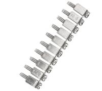 STOBAZA Barette Connexion Électrique Fixe pour Bornier Rail Din Bande de Pontage Compacte et Connexion Sécurisée pour Blocs de Jonction Industriels