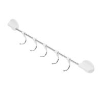 STOBAZA Barre Aimantée pour Réfrigérateur avec Crochets Magnétiques Support Ustensiles de Cuisine PP Installation Facile Rangement Optimisé pour Cuisine et Barbecue