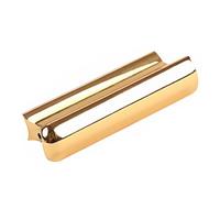 STOBAZA Barre de Glisse Guitare Hawaïenne Acier Inoxydable Rb Design Ergonomique Doré Contrôle Amélioré et Sustain Prolongé pour Jeu Électrique Lap Steel