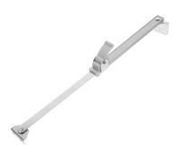 STOBAZA Barre de Remplacement Limiteur de Fenêtre à Battant Charnière en Alliage d'Aluminium, Entretoise Anti-Vent pour Fenêtres PVC, Montage Facile, Finition Argentée