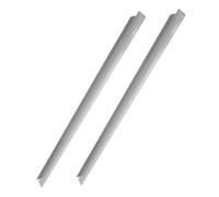 STOBAZA Barre de Support Gestion Optimisée de l'espace pour 2 Pièces pour Plateaux en Acier Inoxydable Argenté Stabilité Renforcée et Usage Hôtelier et Restauration Commerciale