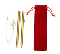 STOBAZA Bâtons Radiesthésie Laiton Extensibles pour Sourcier Détecteur Énergie Feng Shui Baguettes Durables et Portables pour Détection Eau et Géobiologie